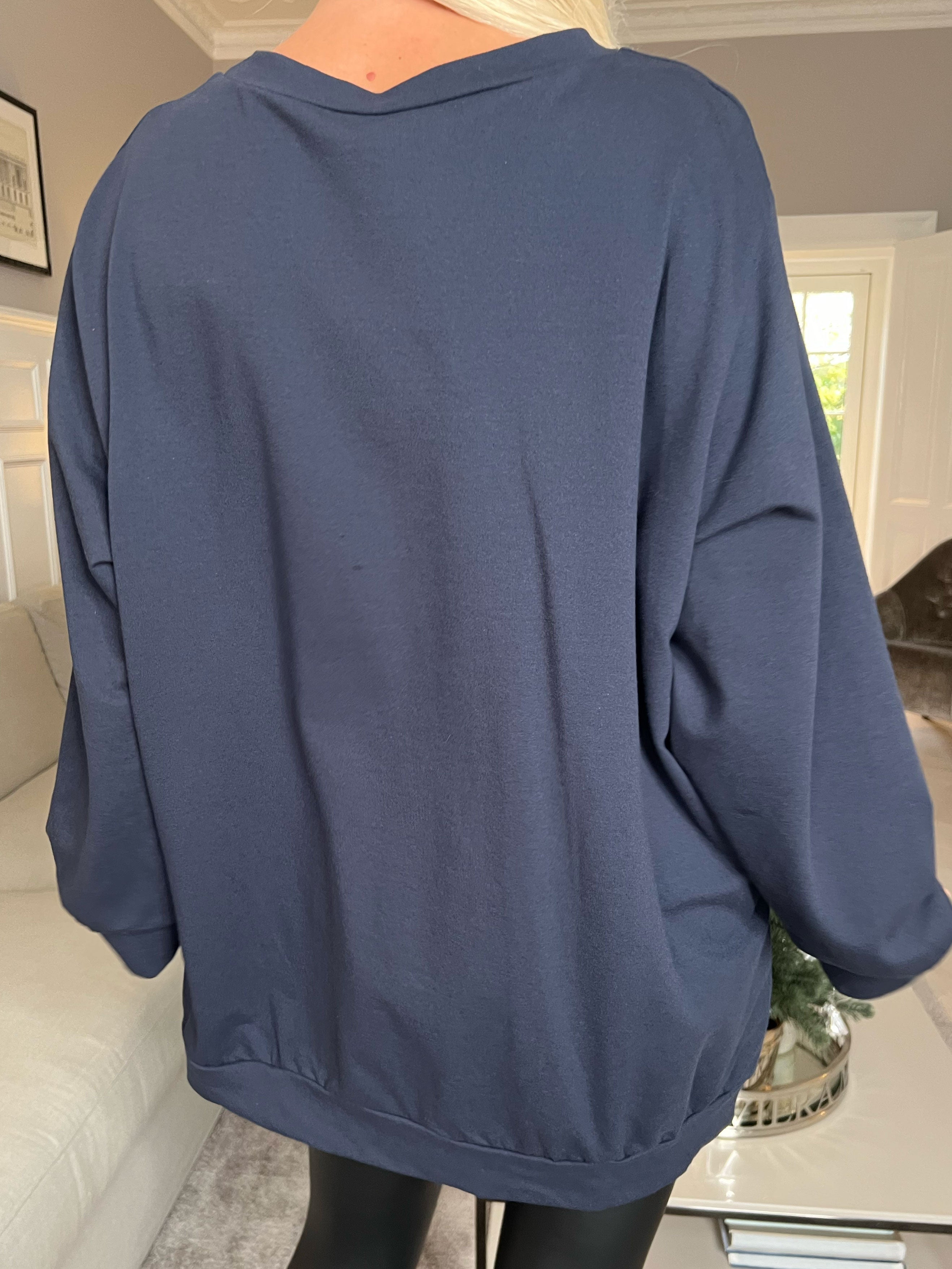 Abena - Sweatshirt med vogue stående på brystet